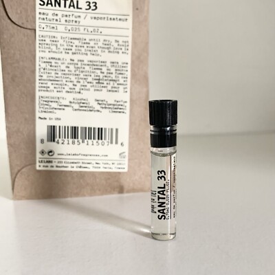 Santal 33 Perfume Sample Le Labo Santal 33 Eau De Parfum Fragrance