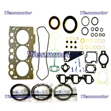 3TNE66 3TN68 Full Gasket Kit Piston Ring Set For Yanmar Komatsu Engine Parts