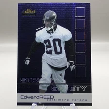 2002 Topps Finest Ed Reed #109 Rookie Card RC