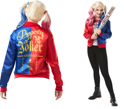 DC Comics Suicide Squad Teen Harley Quinn Jacket Shirt Halloween