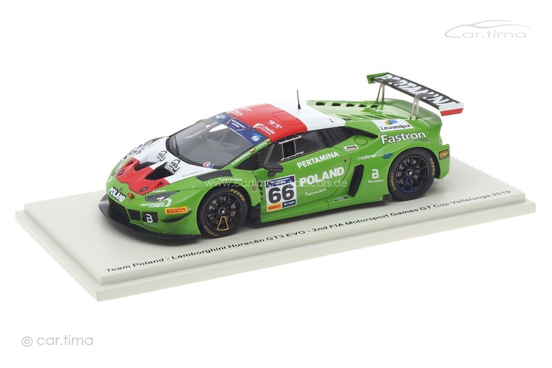 Lamborghini Huracán GT3 EVO GT Cup Vallelunga 2019 Lewandowski/Janosz Spark 1:43