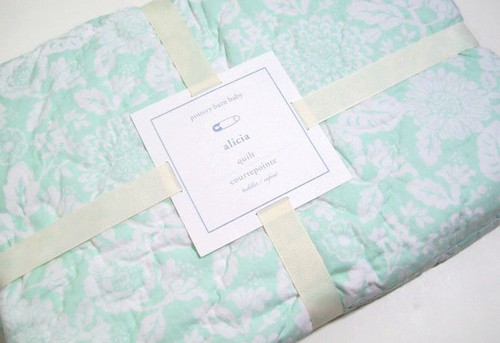 Pottery Barn Kids Aegean Color Alicia Baby Toddler Quilt New