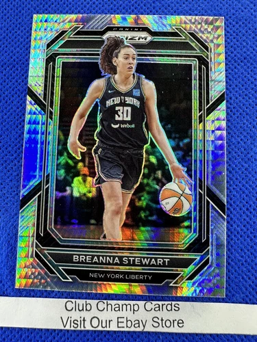 2023 #17 Breanna Stewart WNBA Panini Prizm Basketball Hyper Prizm Liberty