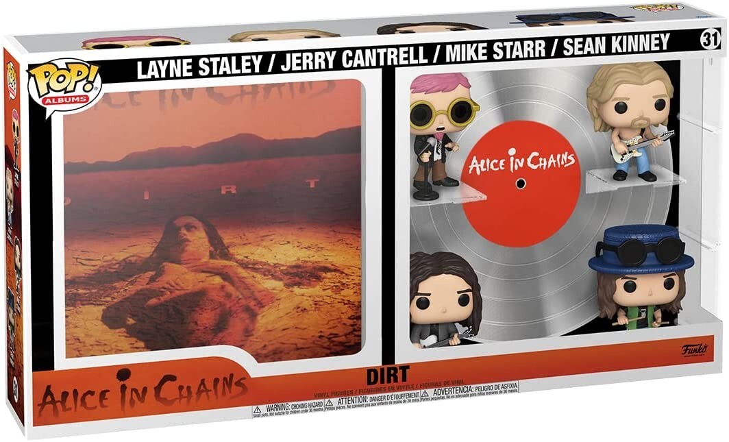 ★アリス イン チェインズ フィギュア FUNKO POP! ALBUMS Alice in Chains-4 Funko Pop! Vinyl Figures in DIRT Album