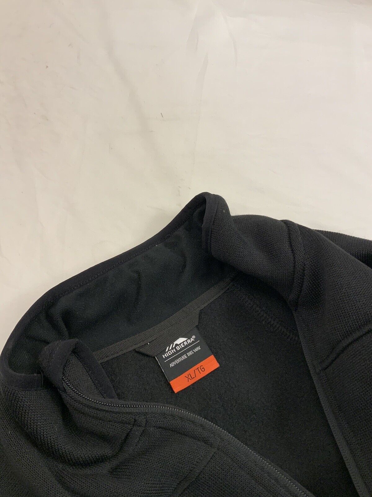 Top Gun High Sierra Fleece Pullover XL Black Poly ¼ Zip LNWOT YGI T1-131