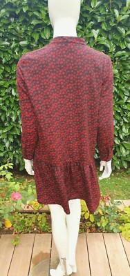Robe Noire Ikone Paris Modèle Laure - Taille 40, Neuf Avec étiquettes, Manches Courtes