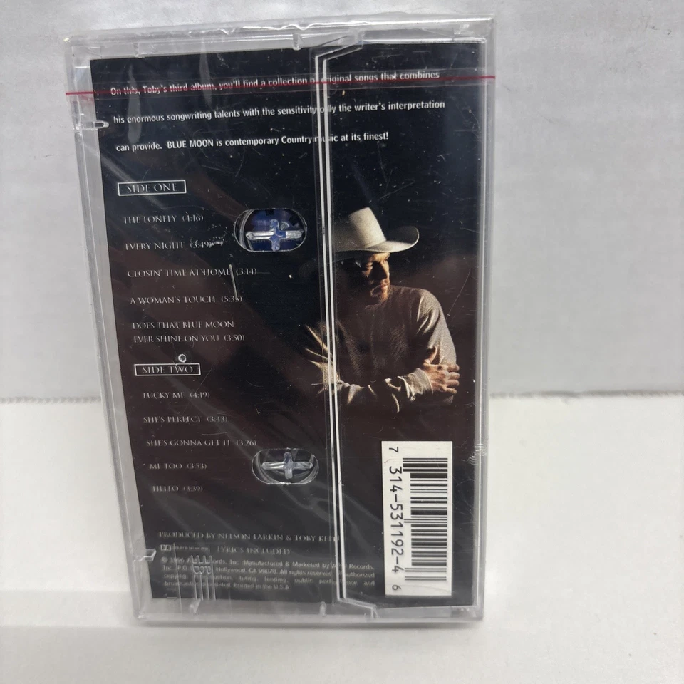 TOBY KEITH "BLUE MOON" CASSETTE TAPE [NEW SEALED] - Image 2 of 3