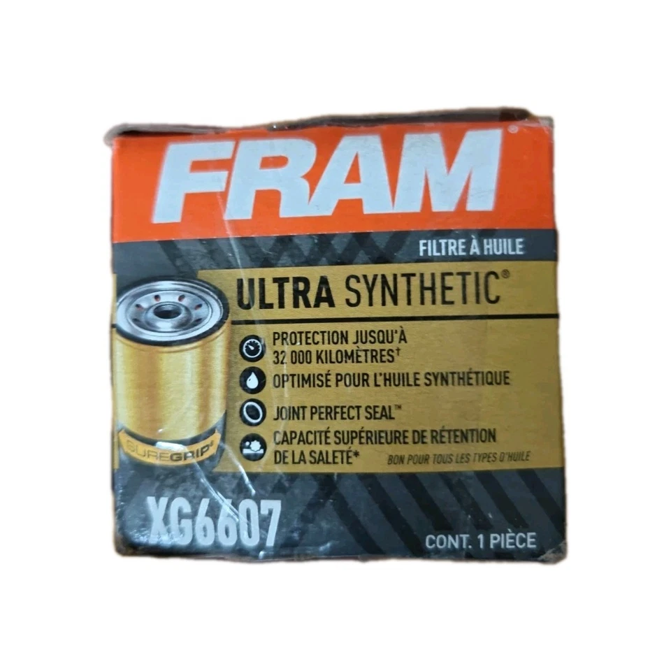 FRAM XG6607 Ultra Synthetic Oil 20K Miles Engine Oil Filter with SureGrip - Image 3 of 3