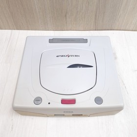 SEGA SATURN CONSOLE JAPAN Bundle With 2 Virtua Gun Controllers & 3 Games White