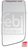 Febi Bilstein 178918 Spiegelglas FüR AußEnspiegel Rechts