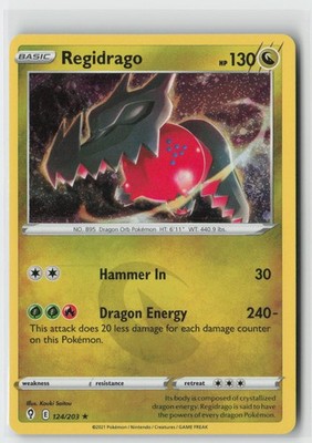 Regidrago - (Cosmos Holo) Holo Rare Miscellaneous Cards & Products 124/203 NM