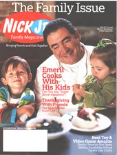 NICK JR FAMILY Magazine November 2006 Thanksgiving Crafts Emeril Family Recipes