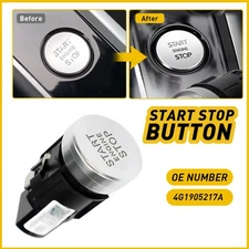 Engine Ignition Start-Stop Switch Button Cap Repair Kit for 12-18 Audi A6 S6 A7