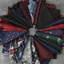 Men's Handkerchief Paisley Pocket Square Vintage Business Chest Suit Accessories