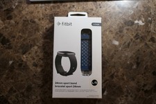 GENUINE Fitbit Versa 3 Versa 4 Sense Sense 2 - Sport Band Blue Large 24mm