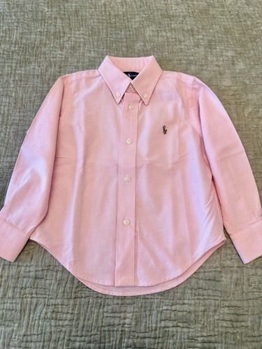 NWOT Ralph Lauren Boys Button Down Shirt / Oxford - Size 2 PINK - Picture 3 of 12