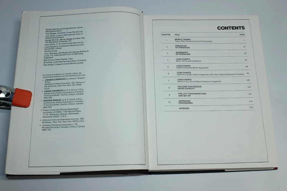 Mobile Crane Manual by D.E. Dickie & Construction Safety Assoc. of Ontario (1982 - Image 4 of 4