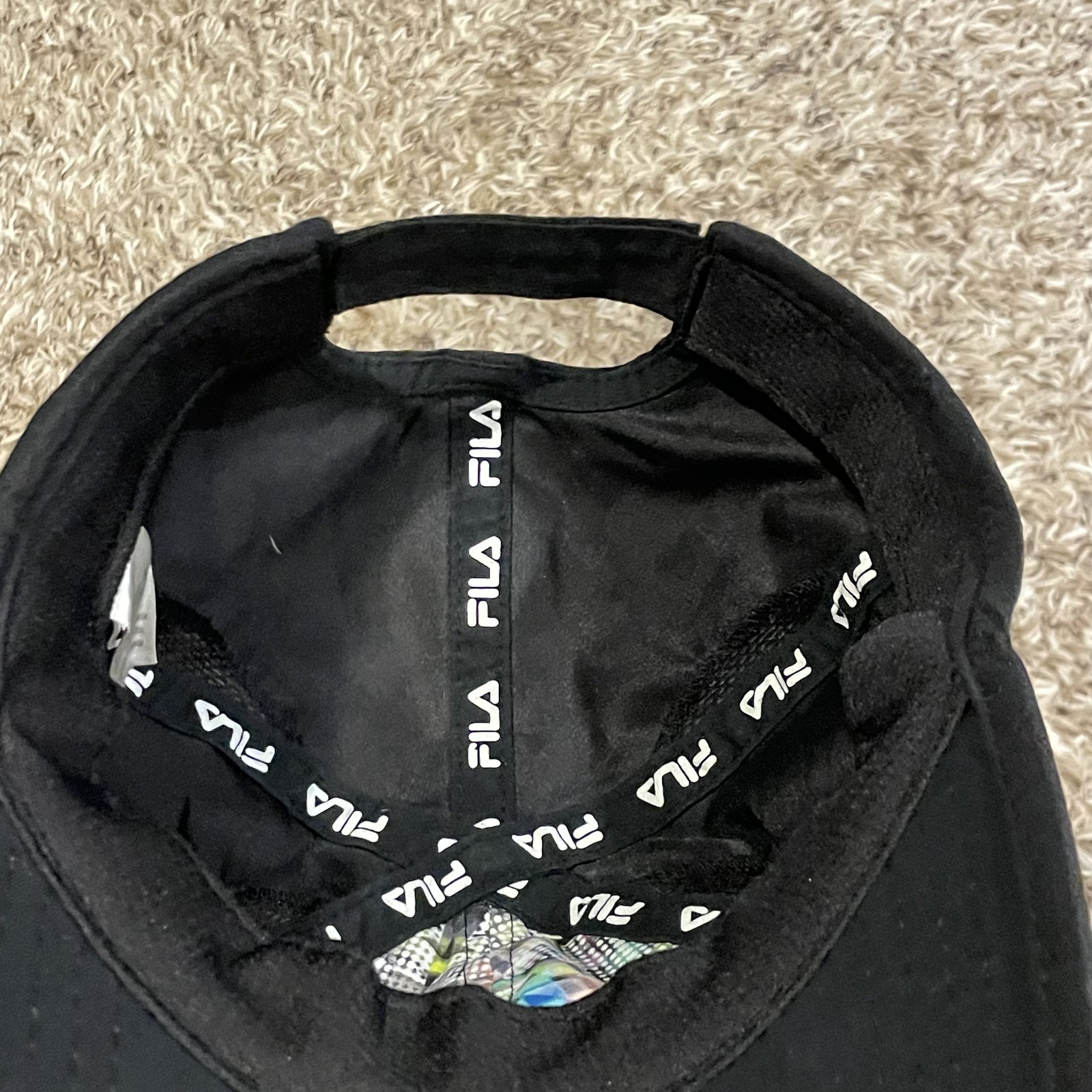 Fila Running Hat Strapback Adjustable Multicolor … - image 9