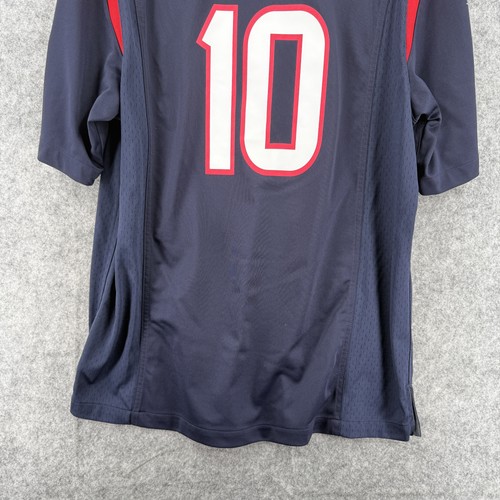 Houston Texans Jersey Mens Large Blue NFL Football DeAndre Hopkins 10 Nike Shirt - Picture 10 of 14