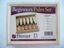 FLEXCUT #FR310 5 pc Beginners Palm Set.  EUC!