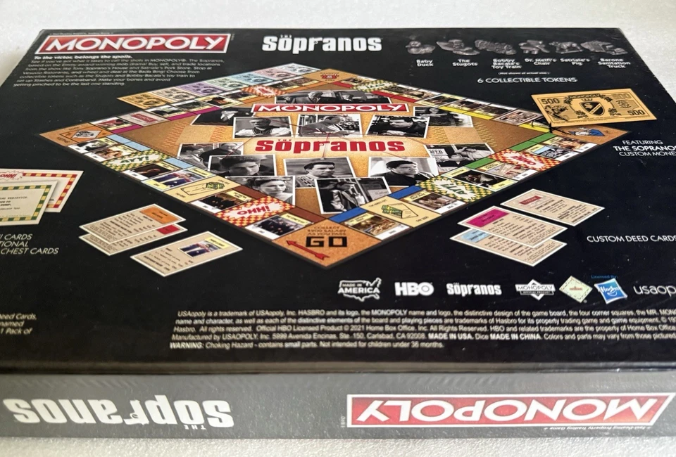 Rare Brand New Factory Sealed Monopoly The Sopranos Edition Board Game NIB - Image 3 of 4