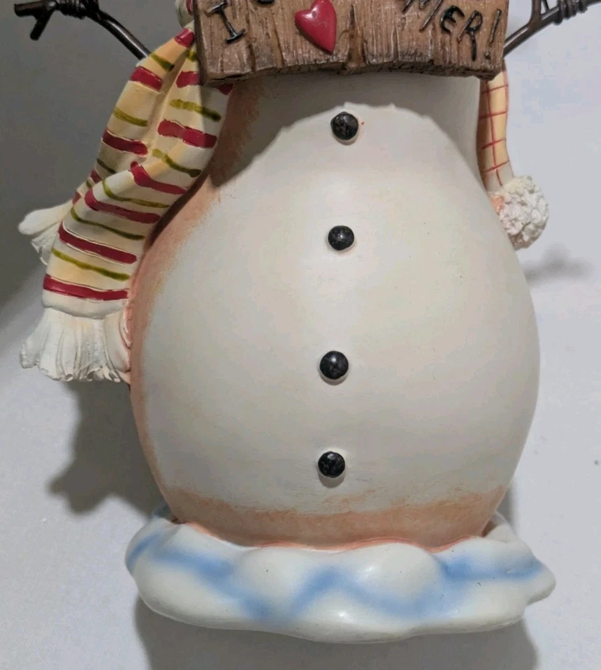 Dispensador de jabón y loción muñeco de nieve de invierno Blonder I Love Foto 4 de 4