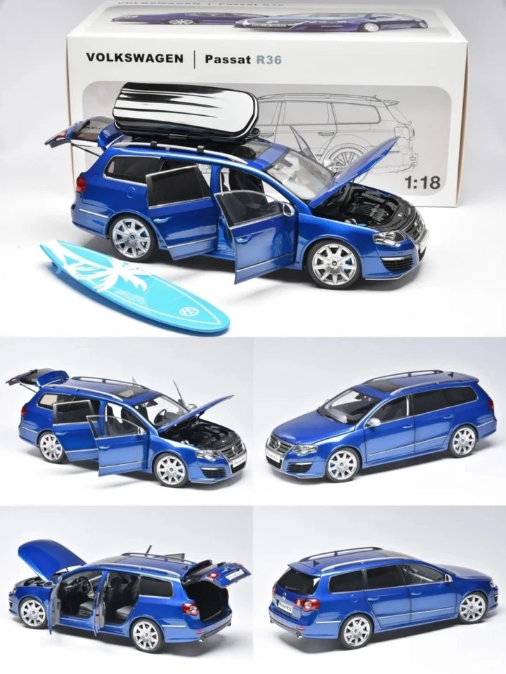 NZG 1:18 Volkswagen Passat вариант R36 банка путешествий издание сплава открытый модель автомобиля - Изображение 3 из 4