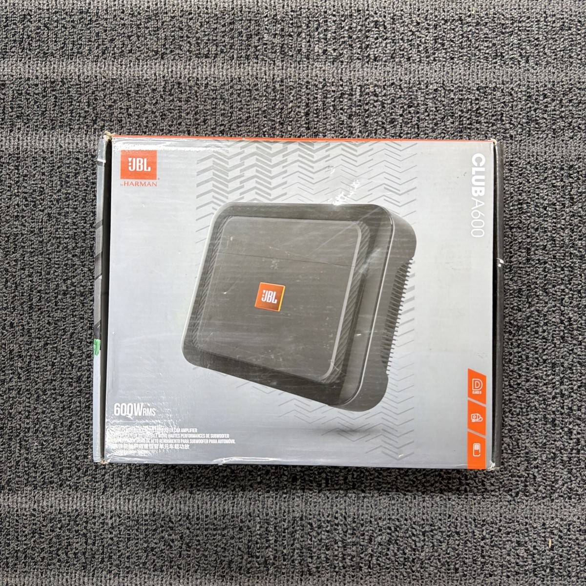 JBL Club A600 600W High Performance Monoblock Car Audio Subwoofer
