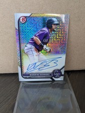 2022 Bowman Chrome Warming Bernabel Auto Mega Box Mojo Refractor BCMA-WB Rockies