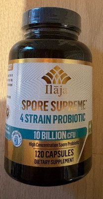 Ilaja Spore Supreme 4 Strain Probiotic 10 Billion CFU EXP 08/28
