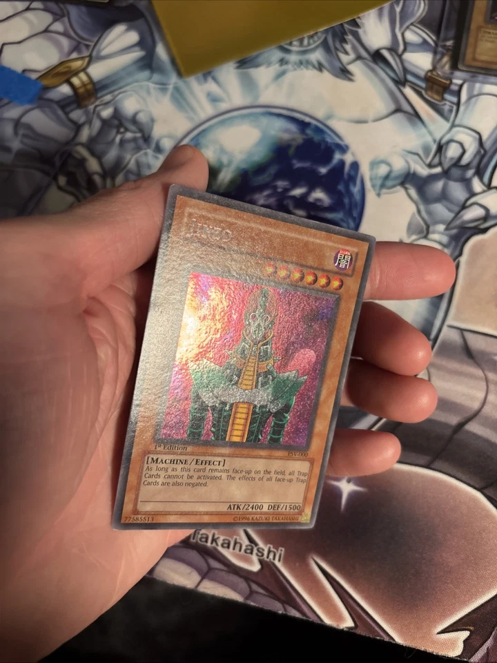 (73) Yu-Gi-Oh Jinzo PSV-000 Pharaoh's Servant 1st Edition MP/LP - Image 3 of 4