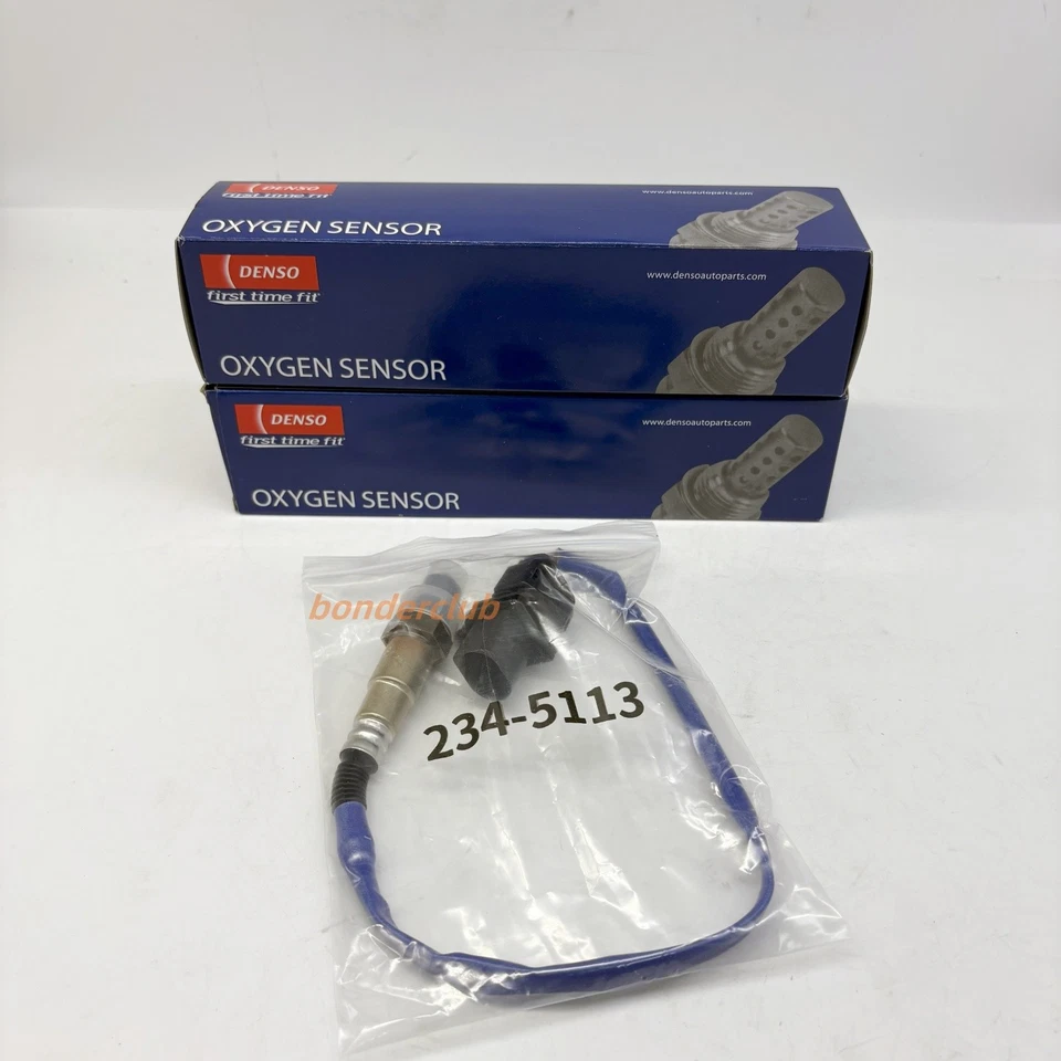 2X Denso Upstream Oxygen O2 Sensor 234-5113 For Ford F-150 E-150 E-250 E-350 Foto 3 de 4