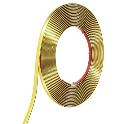 Wall Molding Trim, 0.47 Inch x 33 ft Self Adhesive Molding, Gold
