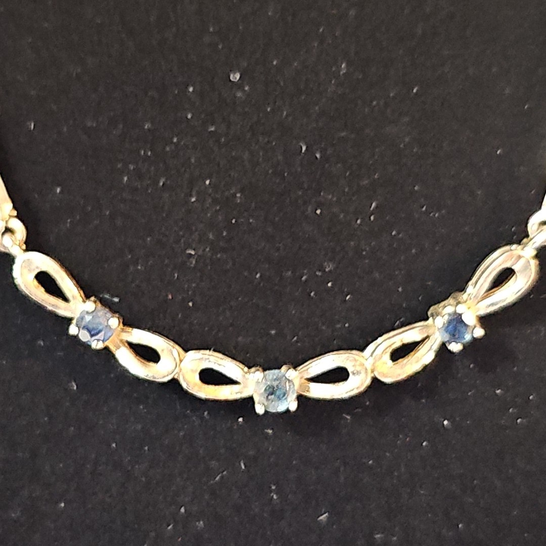 Sterling Silver Infinity-theme Necklace, Cobra Sn… - image 2