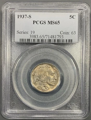 1937-S Buffalo Nickel — photo from the most recent tracked eBay sale