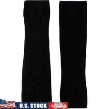 100% Cashmere Knitted Gloves Warm Arm Warmers Durable Elegant Gift Women New
