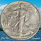 1941 Walking Liberty Half Dollar 50C,  Uncirculated 90% Silver Fast 🚢