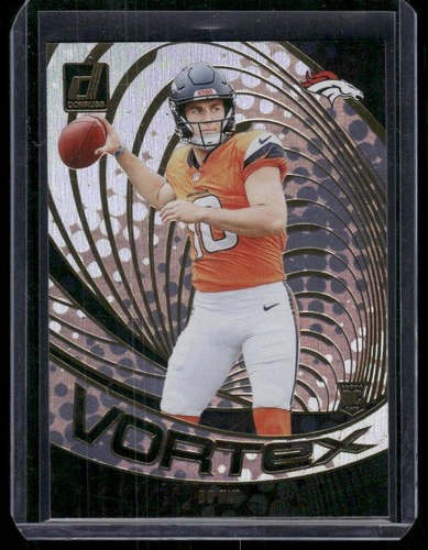 Bo Nix (RC) - 2024 Panini Donruss - Vortex - Denver Broncos