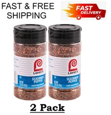 Lawry's Pepper Seasoning Course Ground  2.25 Oz (Pack of 2)