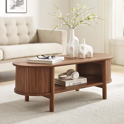 Modway Cadence Coffee Table in Walnut