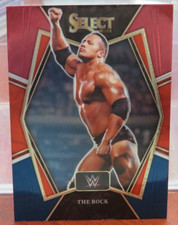#5241 2022 WWE SELECT THE ROCK #162 RED BLUE