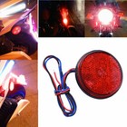 2pc Car Motorcycle Motorbike Round Reflector LED Rear Tail Brake Stop Light