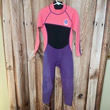 REALON SPORTS Girl  s Size Small Wetsuit 2mm Neoprene Full Wet Suit Long Sleeve