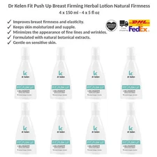 Dr Kelen Fit Push Up Breast Firming Herbal Lotion Natural Firmness 150ml x 8