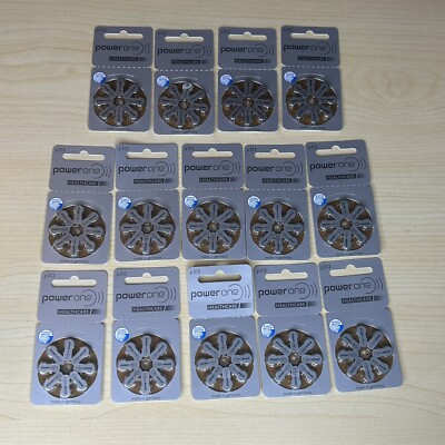 112 Powerone size 312 Hearing Aid Batteries, made in Germany 112 Batteries