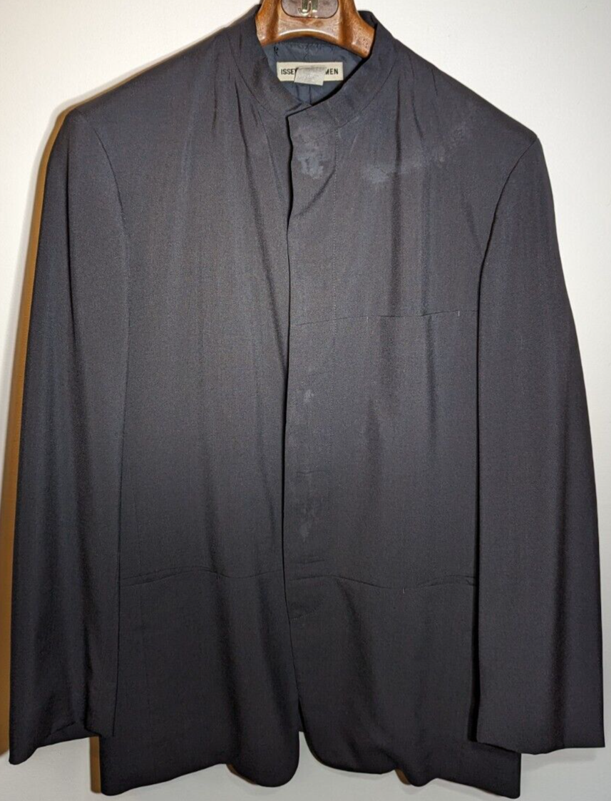 Issey Miyake Men Mandarin Collar Wool Jacket Men's Size 3 | eBay Issey Miyake Men Mandarin Collar Wool Jacket Men's Size 3 | eBay