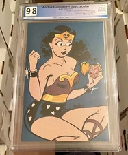 ARCHIE HALLOWEEN SPECTACULAR #1 POP ART Wonder Woman Homage PGX 9.8 (Not CGC)!