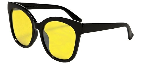 SWARVOSKI SK380 39J Yellow Cateye Plastic Sunglasses Frame  display picture 3
