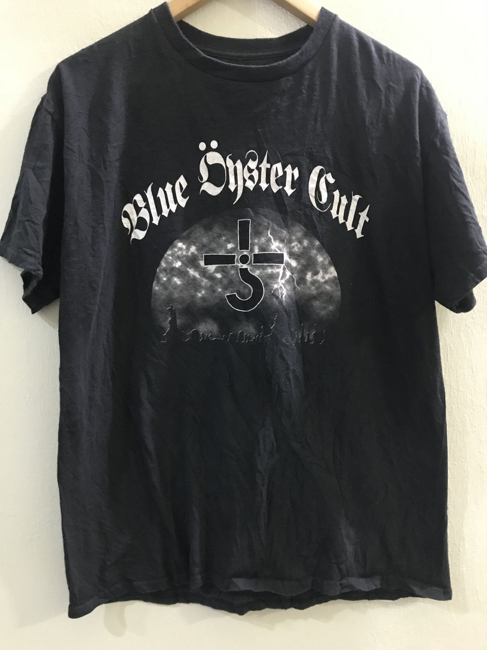 BLUE OYSTER CULT футболка, унисекс черная рубашка S-5XL, ремейк рубашка QT140