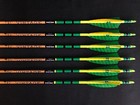 Black Eagle Vintage 500 .005 Fletched/Crested Arrows 1/2 Dozen BRAND NEW